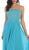 Delicate Lace Strapless Corset Prom Gown