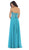 Delicate Lace Strapless Corset Prom Gown