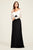 Tadashi Shoji - Sequin Embellished Off-Shoulder Dress In White and Black