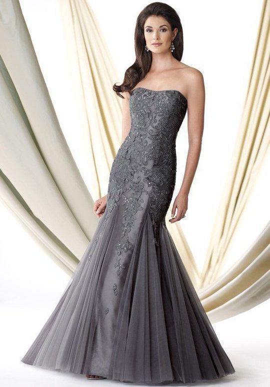 Ivonne D by Mon Cheri - 114D32 Dress in Gray