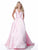Sherri Hill - 51856 Sleeveless V Neck Mikado Ballgown In Pink