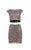 Alyce Paris  - 4465 Two Piece Sequined Cap Sleeves Short Dress in Gray