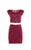 Alyce Paris  - 4465 Two Piece Sequined Cap Sleeves Short Dress in Red
