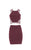 Alyce Paris  - 4470 Two Piece Strappy Short Dress in Red
