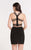 Alyce Paris  - 4470 Two Piece Strappy Short Dress in Black