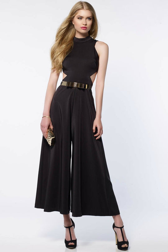 Alyce Paris - 8000 Jumpsuit In Black Gold