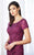 Cameron Blake - 217637 Laced Scoop Neck Sheath Dress in Purple