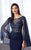 Mon Cheri Laced Illusion Bateau Neck Trumpet Dress 217638 - 1 Pc Navy in size 18 Available