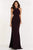 Alyce Paris Prom Collection - 8003 Gown In Purple And Black