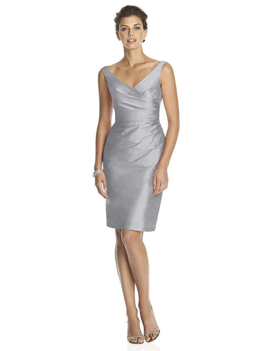 Alfred Sung - D644 Bridesmaid Dress in French Gray