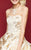 Clarisse - 3310 Strapless Metallic Brocade A-line Dress in Gold