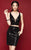 Clarisse - 3317 Two-Piece Plunge Sequined Cocktail Dress in Black