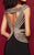 Clarisse - 3352 Gold Crystal Beaded Off Shoulder Dress in Black
