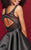 Clarisse - 3360 Unique Beaded Cocktail Dress in Black