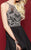 Clarisse - 3361 Sparkling Chiffon Cocktail Dress in Black