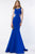Alyce Paris Prom Collection - Long Trumpet Gown with Side Cut Outs 8006