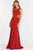 Alyce Paris Prom Collection - Long Trumpet Gown with Side Cut Outs 8006