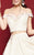 Clarisse - 3379 Two-Piece Off Shoulder Cocktail Dress in White and Neutral