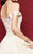 Clarisse - 3379 Two-Piece Off Shoulder Cocktail Dress in White and Neutral