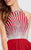 Clarisse - s3068 Jeweled Illusion Halter A-line Dress in Red