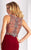 Clarisse - s3075 Embellished Jewel Column Dress in Red