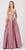Eureka Fashion - 8009 Halter Keyhole A-Line Evening Dress In Pink