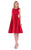 Colors Dress - 1548 Lace Illusion Ornate A-line Dress in Red