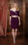 Colors Dress - 1743 Off-Shoulder Two-Piece Cocktail Dress in Purple