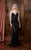 Colors Dress - 1770 Sequined Modified Sweetheart Mermaid Dress in Black