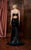 Colors Dress - 1770 Sequined Modified Sweetheart Mermaid Dress in Black