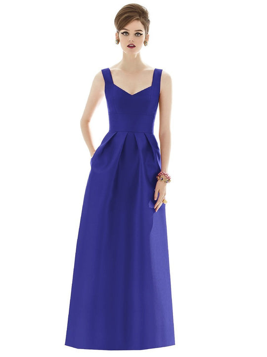 D659 Bridesmaid Dress in Electric Blue
