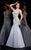 MNM Couture - 8014W Strapless Bejeweled Trumpet Gown In Silver