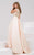 26976 Lace Illusion Bateau A-line Dress