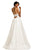 Johnathan Kayne - 8017 Sleeveless Halter Ballgown in White