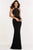 Alyce Paris Prom Collection -  Long Jersey Prom Dress with Beaded Bodice 8019