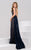 36096 Bedazzled Bateau Neck Sheath Dress
