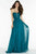 Alyce Paris Prom Collection - Long Chiffon Prom Dress with Ruched Bodice 8022