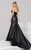 37114 Straight Neck Mermaid Dress