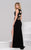 37521 Two-Piece Scoop Neck Evening Gown