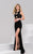 37521 Two-Piece Scoop Neck Evening Gown