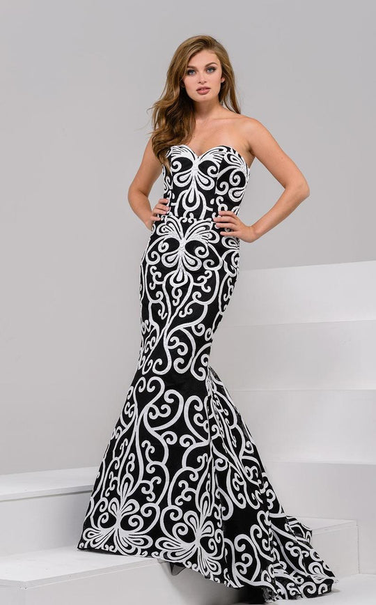 37587 Strapless Mermaid Gown