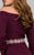37601 Long Sleeve Off Shoulder Trumpet Dress