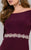 37601 Long Sleeve Off Shoulder Trumpet Dress
