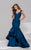 Chic Sweetheart Mikado Trumpet Gown Cap Sleeves 39291
