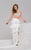 39336 Two Piece Sleeveless Fringed Long Dress