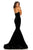Johnathan Kayne - 8026 Embroidered Sweetheart Mermaid Dress in Black