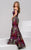 50997 Off-Shoulder Trumpet Evening Gown