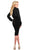 Johnathan Kayne - 8029 Two-Piece Long Sleeved Cocktail Dress In Black