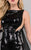 40396 Sleeveless Embellished Gown with Cape