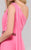40932 Ruched One Shoulder Chiffon Dress